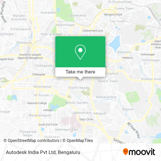 Autodesk India Pvt Ltd map