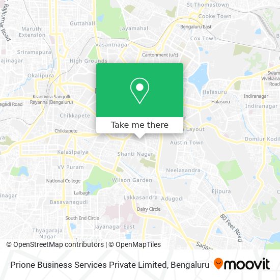 Prione Business Services Private Limited map