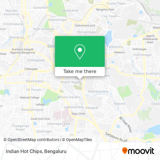Indian Hot Chips map
