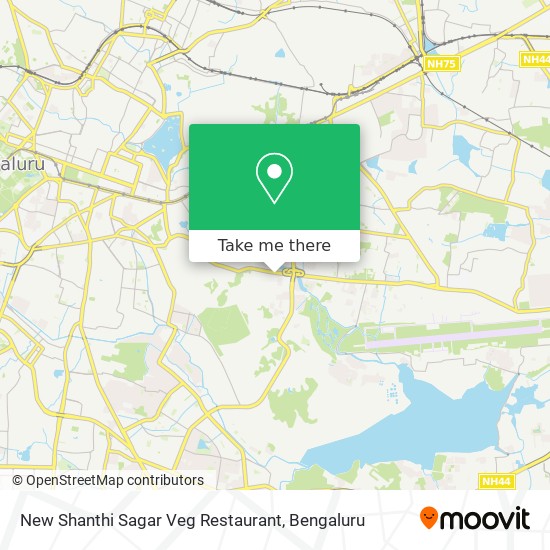 New Shanthi Sagar Veg Restaurant map