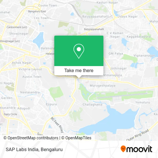 SAP Labs India map
