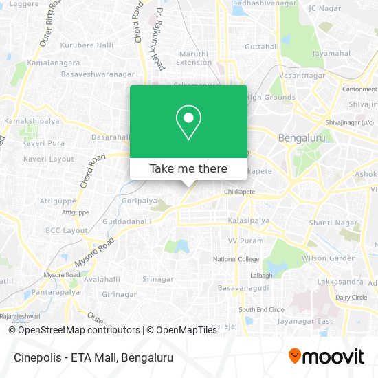 Cinepolis - ETA Mall map