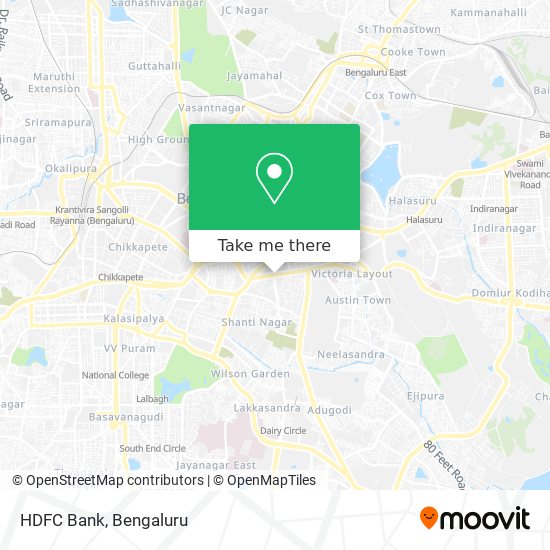 HDFC Bank map