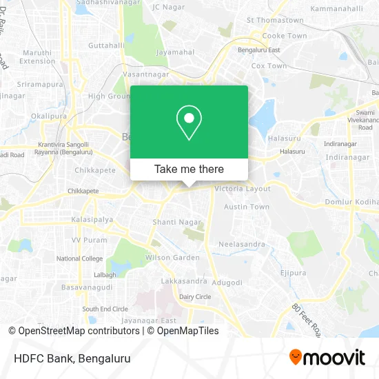 HDFC Bank map