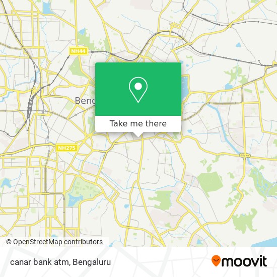 canar bank atm map