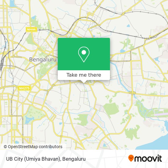 UB City (Umiya Bhavan) map