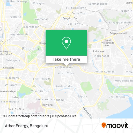 Ather Energy map