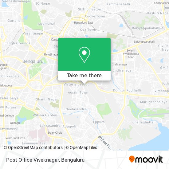 Post Office Viveknagar map