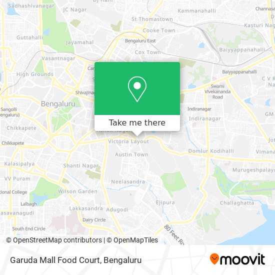 Garuda Mall Food Court map