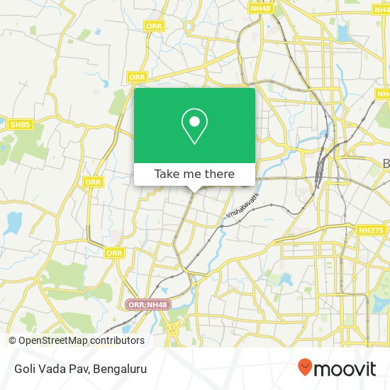 Goli Vada Pav map