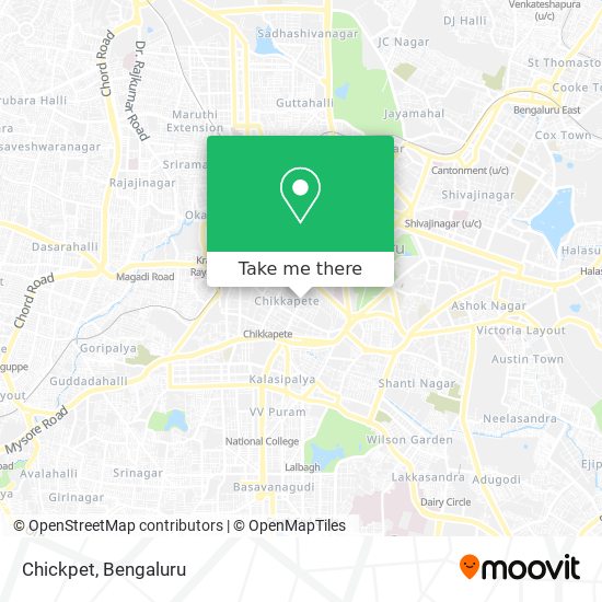 Chickpet map