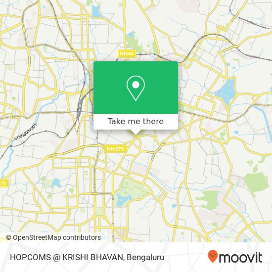 HOPCOMS @ KRISHI BHAVAN map