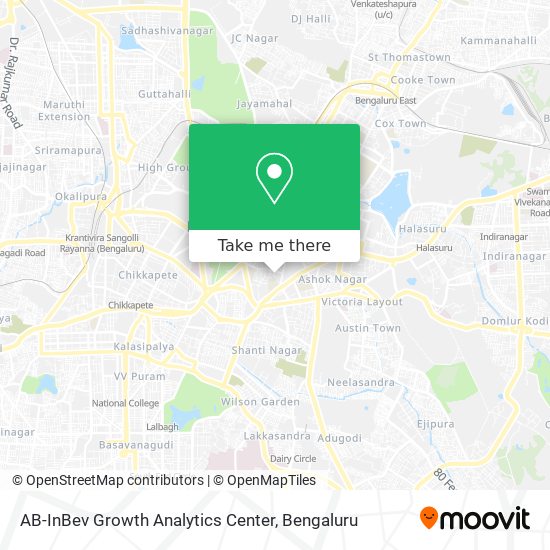 AB-InBev Growth Analytics Center map