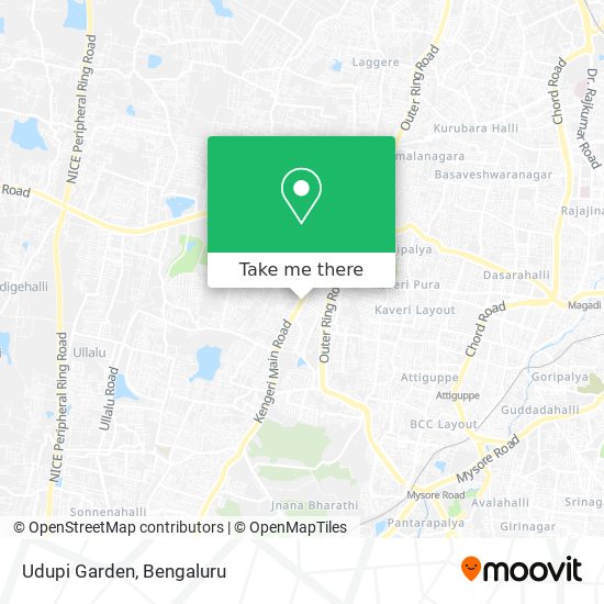 To Udupi Garden In Bengaluru By Bus