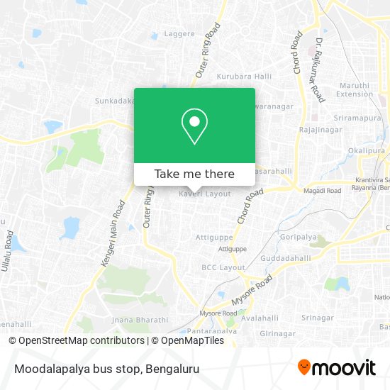 Moodalapalya bus stop map