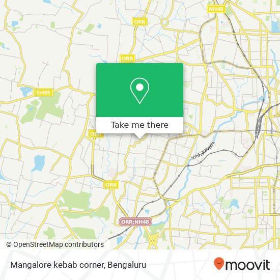 Mangalore kebab corner map