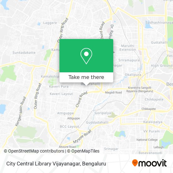 City Central Library Vijayanagar map