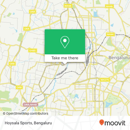 Hoysala Sports map