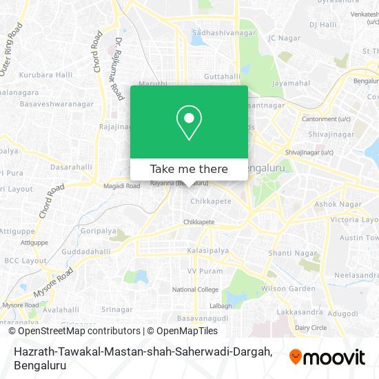 Hazrath-Tawakal-Mastan-shah-Saherwadi-Dargah map