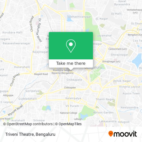 Triveni Theatre map