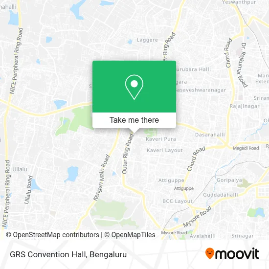 GRS Convention Hall map