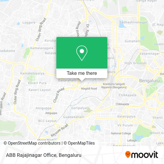 ABB Rajajinagar Office map