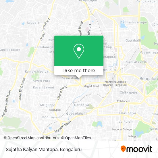 Sujatha Kalyan Mantapa map