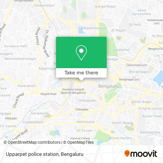 Upparpet police station map