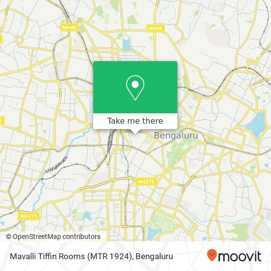 Mavalli Tiffin Rooms (MTR 1924) map