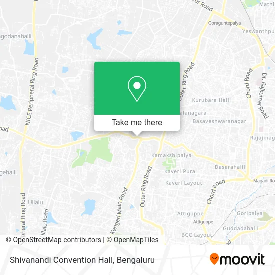 Shivanandi Convention Hall map