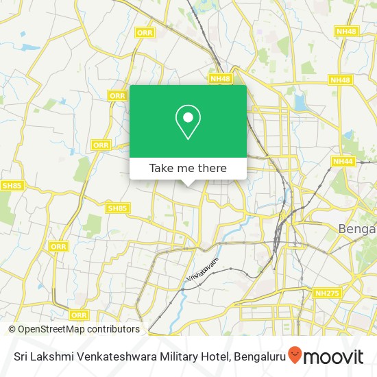 Sri Lakshmi Venkateshwara Military Hotel map