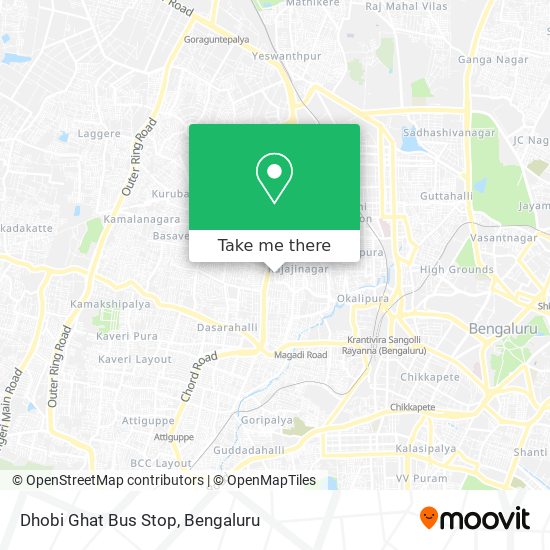 Dhobi Ghat Bus Stop map