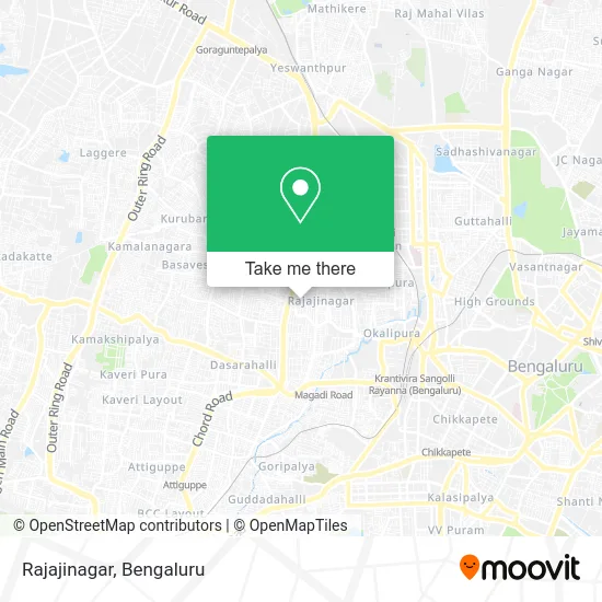 Rajajinagar map