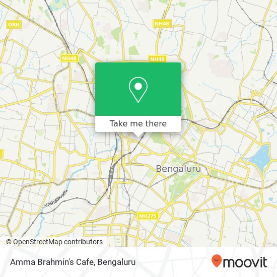 Amma Brahmin's Cafe map