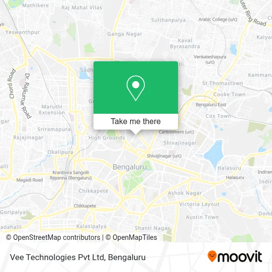 Vee Technologies Pvt Ltd map