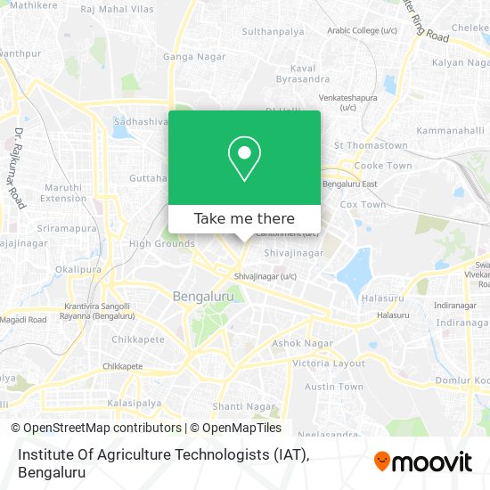 Institute Of Agriculture Technologists (IAT) map