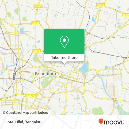 Hotel Hilal map