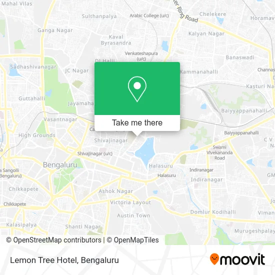 Lemon Tree Hotel map