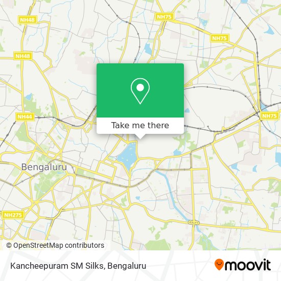 Kancheepuram SM Silks map