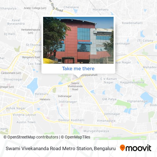 Swami Vivekananda Road Metro Station map