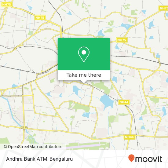 Andhra Bank ATM map