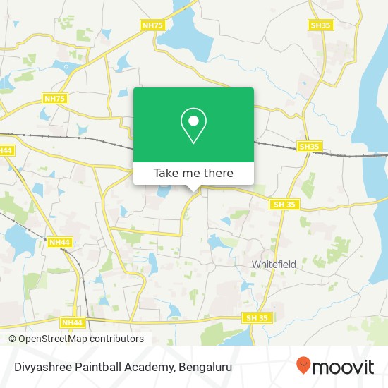 Divyashree Paintball Academy map