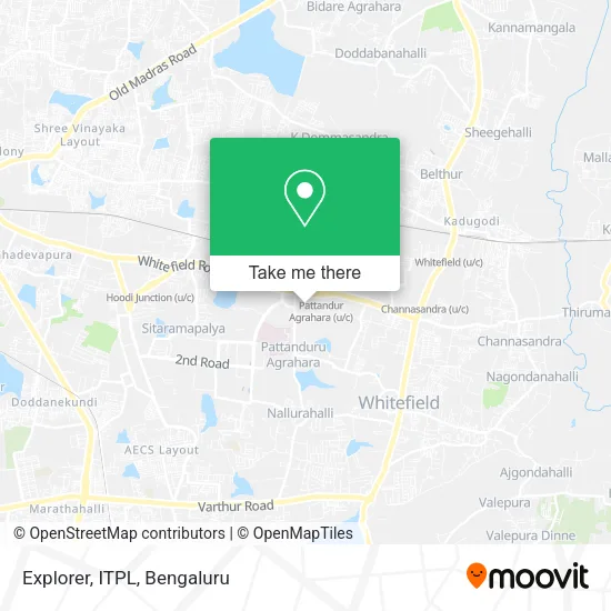 Explorer, ITPL map