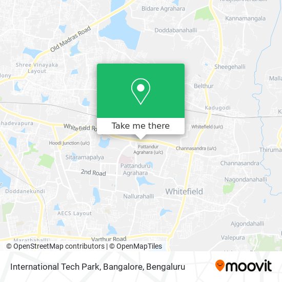 International Tech Park, Bangalore map