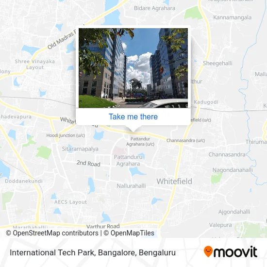 International Tech Park, Bangalore map