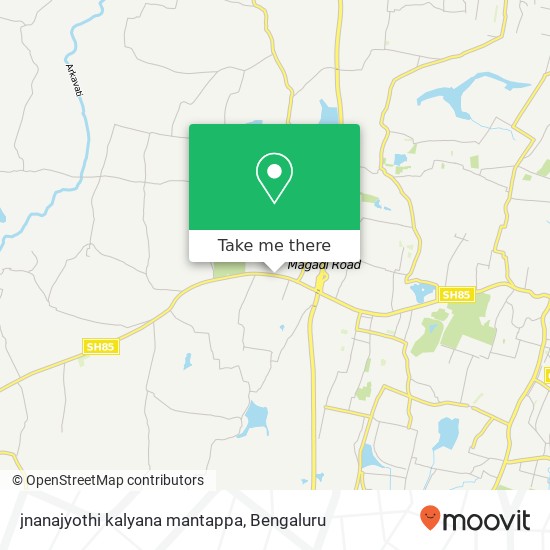 jnanajyothi kalyana mantappa map