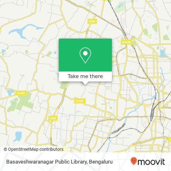 Basaveshwaranagar Public Library map