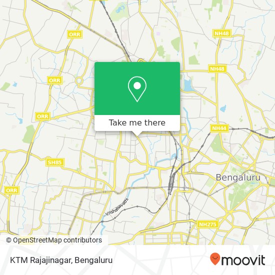 KTM Rajajinagar map