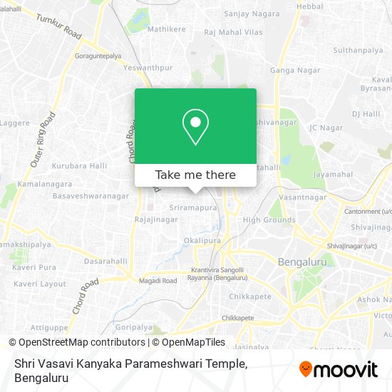 Shri Vasavi Kanyaka Parameshwari Temple map