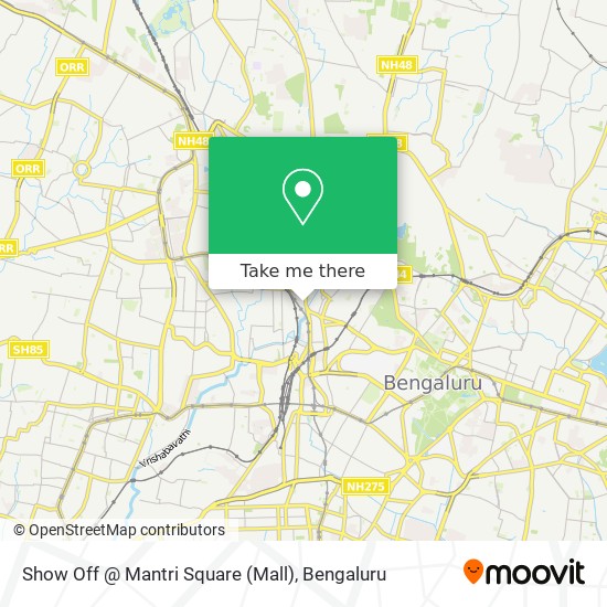 Show Off @ Mantri Square (Mall) map